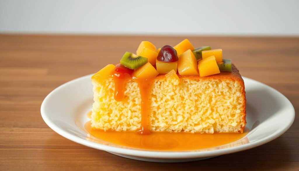 Fruit Cocktail Cake Serving Presentation Fruit Cocktail Cake Serving Presentation