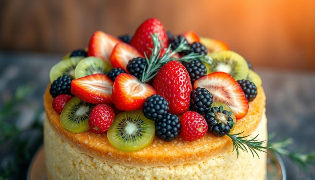 Seasonal Fruit Cake Decoration Seasonal Fruit Cake Decoration