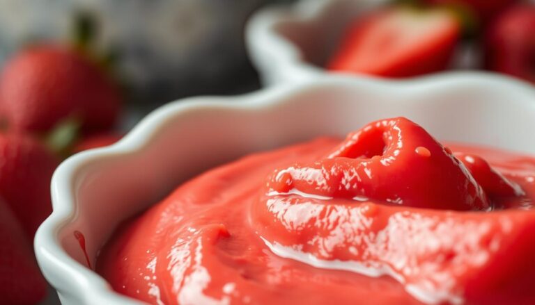cake with strawberry filling