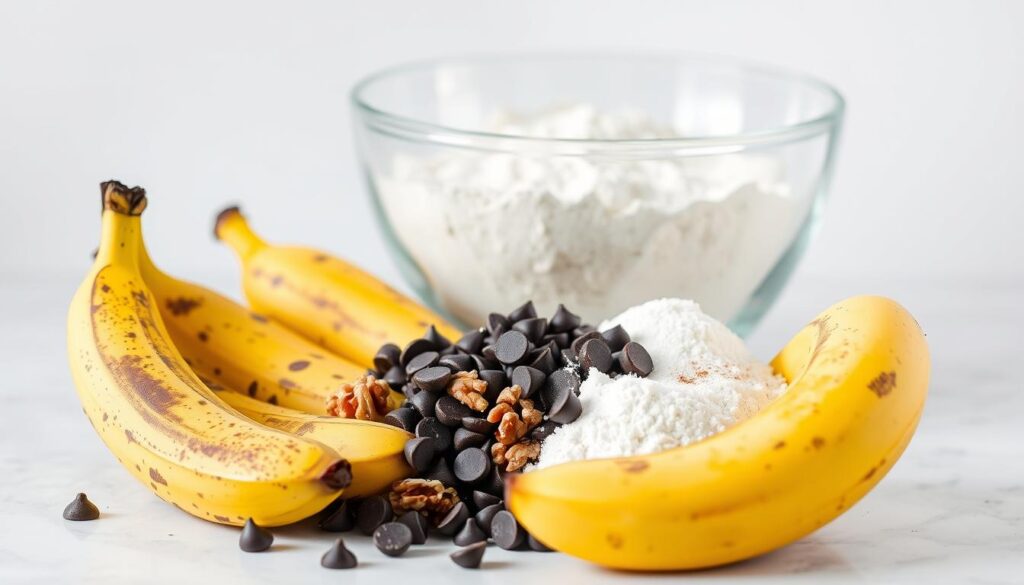 Chocolate Walnut Banana Bread Ingredients