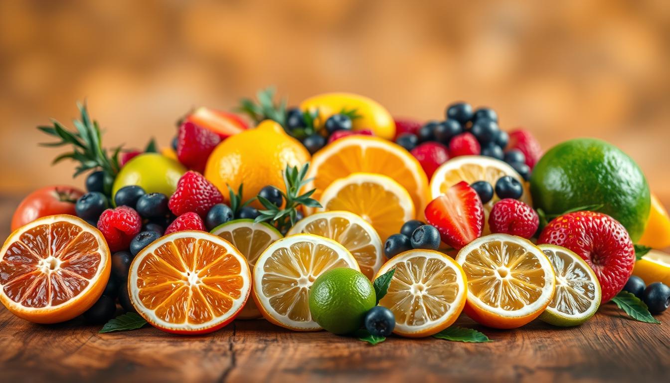 cake made of fruit